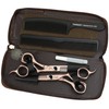 Hematite Black Diamond Professional Hairdressing Scissors Set Barber Cutting Scissors,