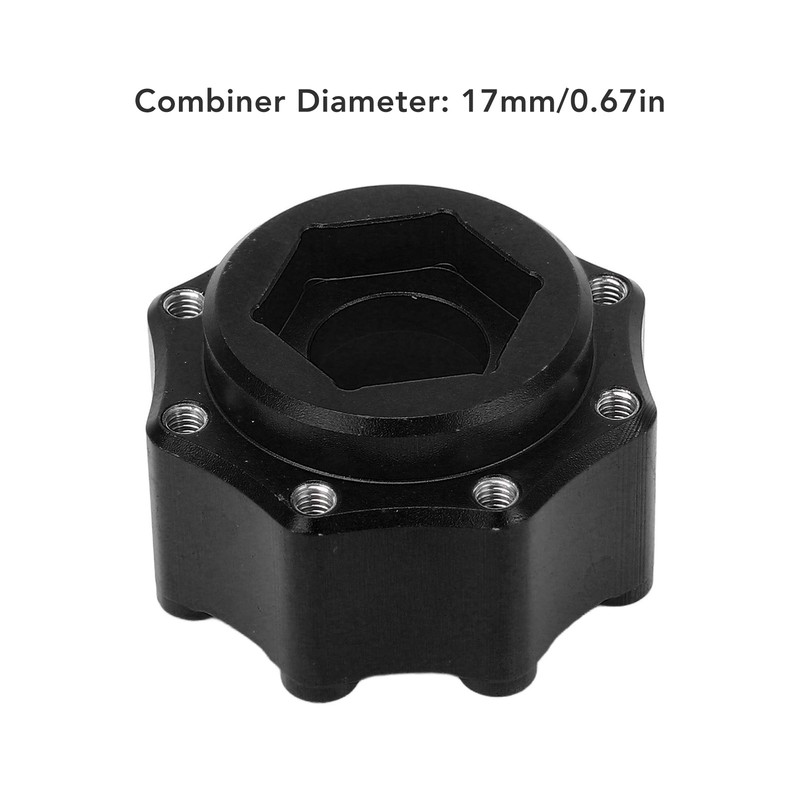 4pcs 17mm Hex Adapter Professional Aluminum Alloy Fine Machined 3.8