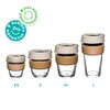 KeepCup Brew Cork - Reusable Coffee Cup Tempered Glass and