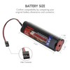 Tenergy NiMH Receiver Battery Pack with Hitec Connectors 9.6V 2000mAh