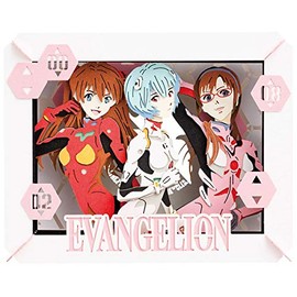 Ensky Evangelion PT-155 Ray Asuka Mari, Approx. H 3.9 x W 3.1 x D 1.7 inches (100 x 80 x 42 mm), Made of Paper