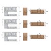 20 x eccentric furniture connectors, cabinet connectors, diameter 15 mm,