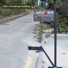 MEIYIHUI 40.2-51.8" H Heavy Duty Outdoor Mailbox Post, Steel Mailbox