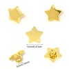 Honbay 60PCS Plastic Star Buttons Decorative Sewing Craft Buttons Embellishments