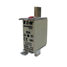 New OEM 80NHG000B 80A Low Voltage NH Fuse，500V，Knife Blade End Connection，Square-Body，80NHG000B-500