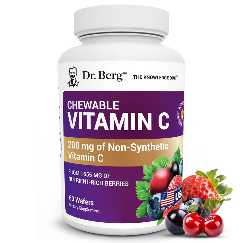 Dr. Berg Chewable Vitamin C Complex - Made with Organic,