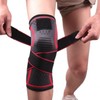 Unisex Knee Velcro Support (1pc) for Fitness, Daily Exercise, Compression & Sports L