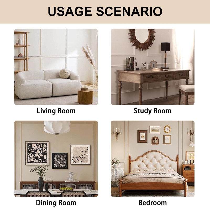 Hungbak 4 Set of 16" x 20" Pre-Cut Accent Wall