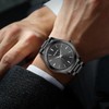 LIGE Men's Minimalist Watches Stainless Steel Waterproof Analog Quartz