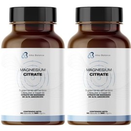 Cápsulas de Citrato de Magnesio (2 pack)