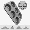 Satax Muffin Pan for Baking, Nonstick Cupcake Tin 6 Cup,sets