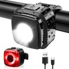 Antimi Bicycle Light Set, StVZO-Approved Lighting Set LED IPX5 Front