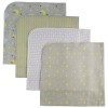 UD_Yellow Flannel Receiving Blanket - 4 Pack 3211y
