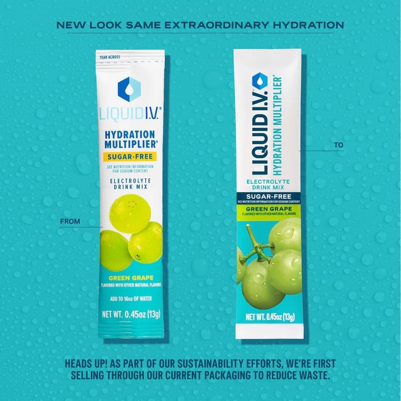 Liquid I.V.® Hydration Multiplier Sugar-Free - Green Grape | Electrolyte