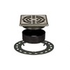 Schluter Systems KERDI-DRAIN Shower Grate Kit 6" Stainless Steel Square