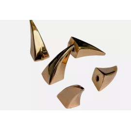 Unbranded Dragon Claw Rose Gold Spikes ScrewBack (10 pack)