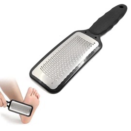 Foot Rasp Hard Skin Remover, Dead Skin Remover for Feet, Pedicure Foot File Make Foot Beauty Extra Smooth, Foot Scrub Foot Exfoliator for Corn Removal, Feet Care Callous Removers for Feet (1 Black)