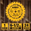 DEWALT 6-1/2 in. 18T and 24T Circular Saw Blade 2-Pack