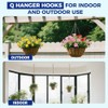 RELBRO Q Hanger Hooks, 2.2 Inch Metal Screw Hooks with