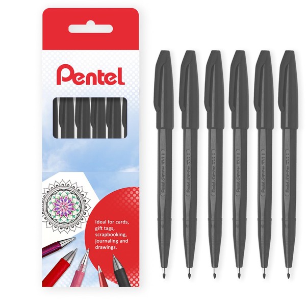 Pentel Pentel Black Original Sign Pen S520 Fibre Tip Marker