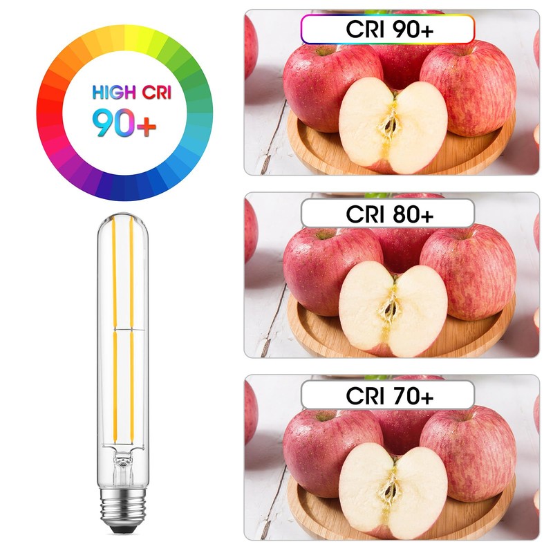 Gozelux T10 LED Bulb 6W Equal E26 LED Bulb 60