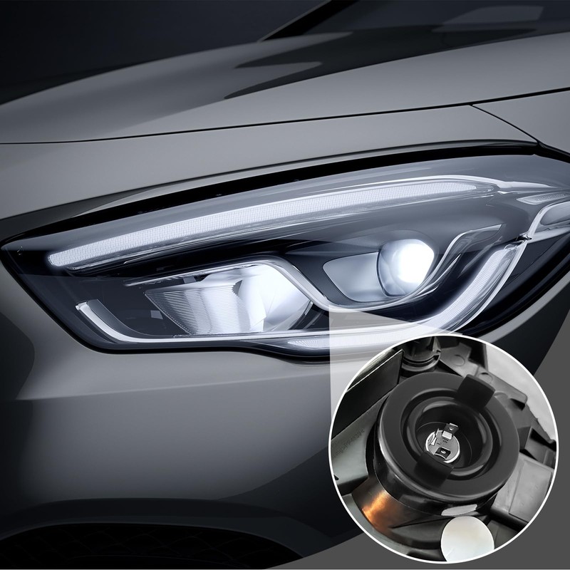 2PCS Car Headlight Dust Cover for H4 Light Bulb,EPDM Rubber