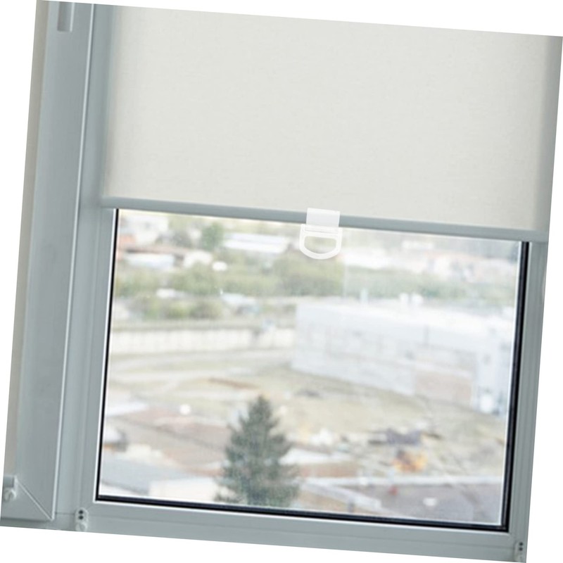 DOITOOL 10pcs Roller Window Shades Pull Transparent Handle Blinds Pulls