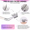 FYB Self-Adhesive Eyelashes Kit, Press On False Eyelashes, Pre-Glued False