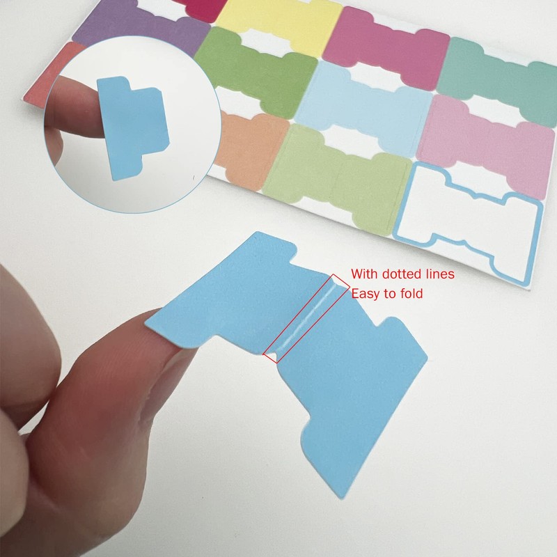 Sticky Index Tabs 60PCS Writable Sticky Notes Flags Paper Blank