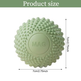 Massage Balls, Fascia Ball, Spiked Massage Ball, Hard, Fascia Ball for Trigger Point Massage & Muscle Relaxation, Hard Hedgehog Balls, Massage Ball, Used for Muscle Massage of Foot, Back, Leg, Hand
