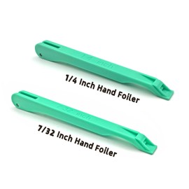 Copper Foil Hand Foiler for Stained Glass, 7/32" and 1/4" Hand Foiler Tool Kits, Green