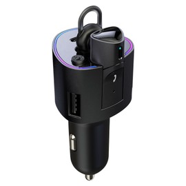 Wireless Bluetooth Headset Noise Cancelling Clear Sound Stable Connection Lightweight Earbuds Bluetooth Headphones for Car Black