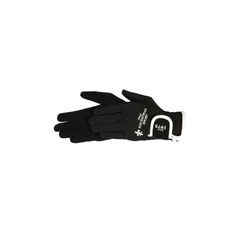 PFIFF 101391 Women's Riding Gloves, Black, XS