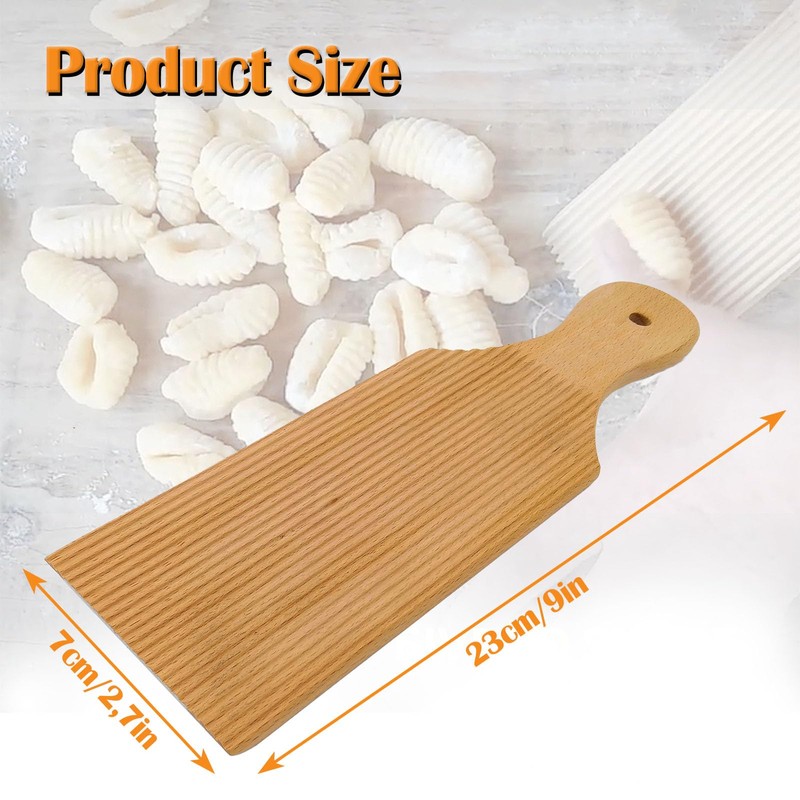 Wenrou Gnocchi 23 x 7 cm Original Beech Wood Pastry