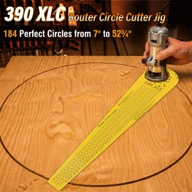 390 Circle Cutting Jig, 7″–52¾″ for Compact & Cordless Routers
