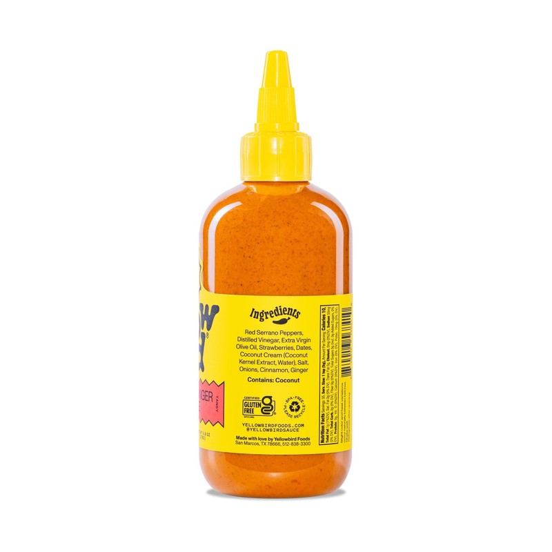 Yellowbird® Small Batch Strawberry Ginger Hot Sauce 9.8 oz. Pantry