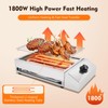 Commercial 1800W 22" Electric Countertop Griddle Grill, Stainless Steel Hot