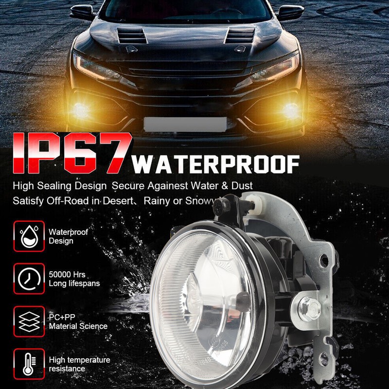 Front Fog Light 8321A669 Clear Lens Front Bumper Fog Lamp
