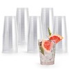 MATANA 50 Premium Clear Hard Plastic Cups, Plastic Party Cups