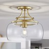 WUZUPS Chandelier Rustic Farmhouse Industrial Round Semi-flushmount Ceiling LED Light