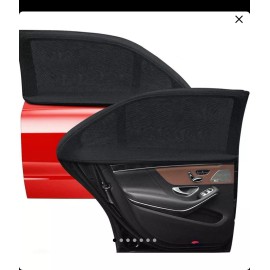 Emoly 2 Pack Car Side Window Sun Shade, Universal Car Rear Side Window Baby Kid