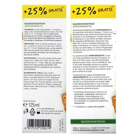 Dresdner Essenz Bath concentrate "defences" 125 ml for 10-12 full baths With thyme, honey and fennel.