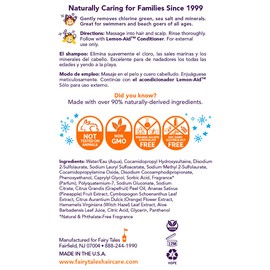 Fairy Tales Swim Shampoo for Kids - 32 oz | Made with Natural Ingredients in the USA | Chlorine Removal Swimmer Shampoo for Kids | No Parabens, Sulfates, or Synthetic dyes