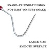 48'' High-Carbon Snake Hook Catcher Stick Tongs Grabber Reptile Pick-up