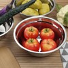 Zopnny Set of 4 Stainless Steel Mixing Bowl, Metal Deep