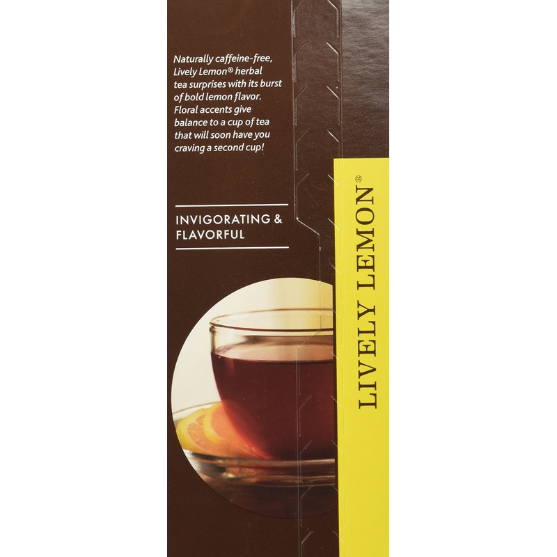 Farmer Brothers Lively Lemon Herbal Tea- Caffeine Free, 25 bags