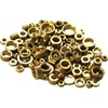 100 Clock Bushes for Pivots - Brass Bushing Assorted Mixed