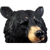 Ebros Large Olympic Black Bear Head Wall Decor Plaque 16"Tall