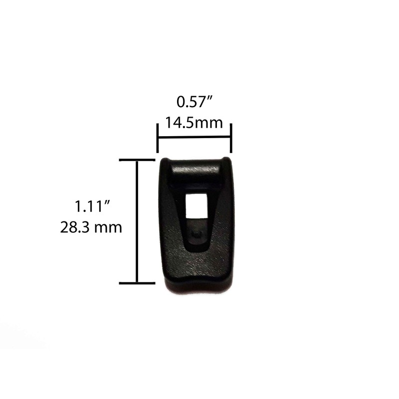 LiteOutdoors Ultralight Guyline Tensioners - Pack of 10 - Guyline