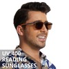 Reader Sunglasses 3 Pack Reading Sunglasses for Men Sporty TR90